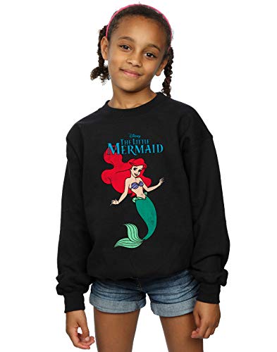 Disney Mädchen The Little Mermaid Line Ariel Sweatshirt Schwarz 5-6 Years Disney Mädchen The Little Mermaid Line Ariel Sweatshirt Schwarz 5-6 Years von ABSOLUTECULT