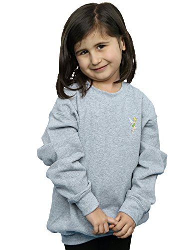 Disney Mädchen Tinkerbell Pocket Sweatshirt Sport Grau 7-8 Years Disney Mädchen Tinkerbell Pocket Sweatshirt Sport Grau 7-8 Years von ABSOLUTECULT