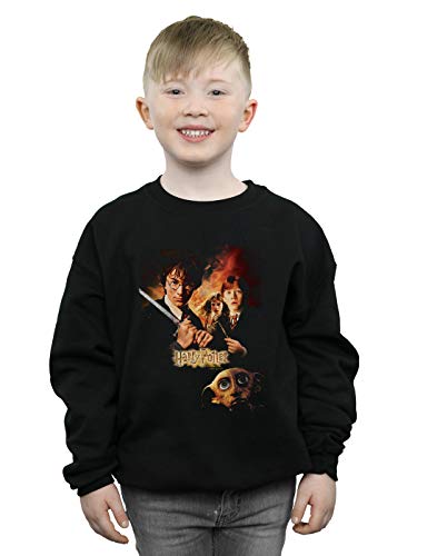 Harry Potter Jungen Chamber of Secrets Poster Sweatshirt Schwarz 7-8 Years Harry Potter Jungen Chamber of Secrets Poster Sweatshirt Schwarz 7-8 Years von ABSOLUTECULT