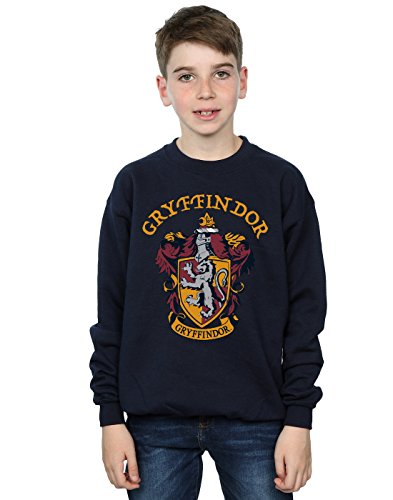 Harry Potter Jungen Slytherin Crest Sweatshirt Navy Blau 7-8 Years Harry Potter Jungen Slytherin Crest Sweatshirt Navy Blau 7-8 Years von ABSOLUTECULT