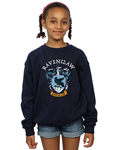 Harry Potter Mädchen Ravenclaw Crest Sweatshirt Navy Blau 7-8 Years Harry Potter Mädchen Ravenclaw Crest Sweatshirt Navy Blau 7-8 Years von ABSOLUTECULT