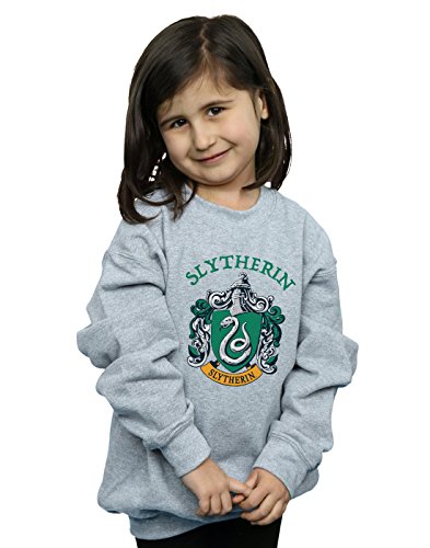 Harry Potter Mädchen Slytherin Crest Sweatshirt Sport Grau 12-13 Years Harry Potter Mädchen Slytherin Crest Sweatshirt Sport Grau 12-13 Years von ABSOLUTECULT