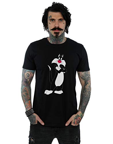 Looney Tunes Herren Sylvester Crossed Arms T-Shirt Schwarz Medium Looney Tunes Herren Sylvester Crossed Arms T-Shirt Schwarz Medium von ABSOLUTECULT