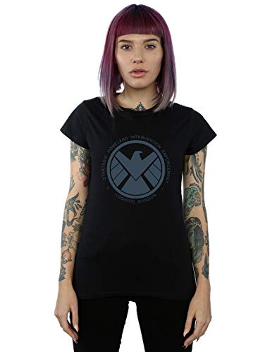 Marvel Damen Agents of S.H.I.E.L.D. Circuits T-Shirt Schwarz Large von ABSOLUTECULT