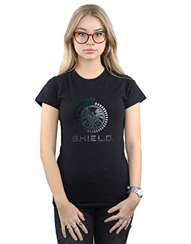 Marvel Damen Agents of S.H.I.E.L.D. Circuits T-Shirt Schwarz Medium von ABSOLUTECULT
