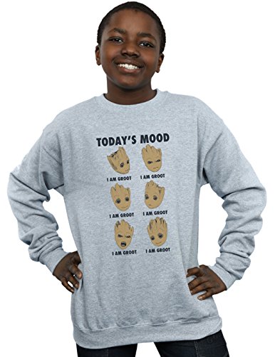 Marvel Jungen Guardians of The Galaxy Groot Today's Mood Sweatshirt Sport Grau 12-13 Years Marvel Jungen Guardians of The Galaxy Groot Today's Mood Sweatshirt Sport Grau 12-13 Years von ABSOLUTECULT