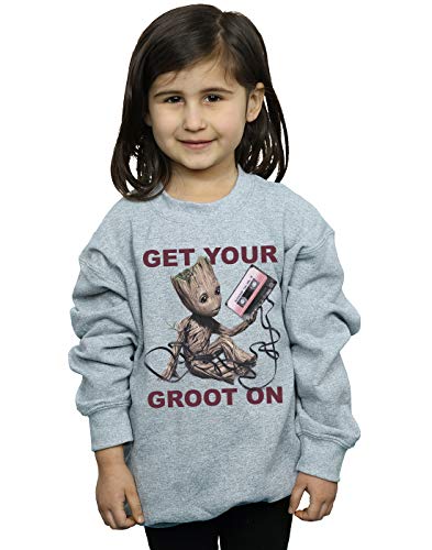 Marvel Mädchen Guardians of The Galaxy Get Your Groot On Sweatshirt Sport Grau 5-6 Years Marvel Mädchen Guardians of The Galaxy Get Your Groot On Sweatshirt Sport Grau 5-6 Years von ABSOLUTECULT
