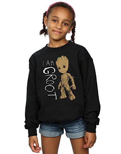 Marvel Mädchen Guardians of The Galaxy I Am Groot Scribbles Sweatshirt Schwarz 5-6 Years Marvel Mädchen Guardians of The Galaxy I Am Groot Scribbles Sweatshirt Schwarz 5-6 Years von ABSOLUTECULT