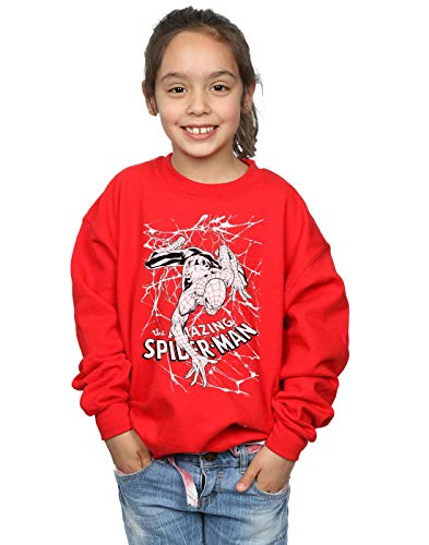 Marvel Mädchen Spider-Man Web Crawler Sweatshirt Rot 7-8 Years Marvel Mädchen Spider-Man Web Crawler Sweatshirt Rot 7-8 Years von ABSOLUTECULT
