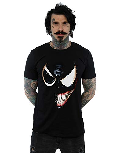 Marvel Universe Herren Venom Split Face T-Shirt Schwarz X-Large Marvel Universe Herren Venom Split Face T-Shirt Schwarz X-Large von ABSOLUTECULT