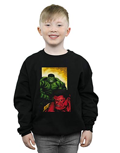 Marvel Universe Jungen Red Hulk Vs Green Hulk Sweatshirt Schwarz 7-8 Years Marvel Universe Jungen Red Hulk Vs Green Hulk Sweatshirt Schwarz 7-8 Years von ABSOLUTECULT
