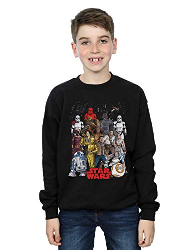 Star Wars Jungen The Rise of Skywalker Character Collage Sweatshirt Schwarz 7-8 Years Star Wars Jungen The Rise of Skywalker Character Collage Sweatshirt Schwarz 7-8 Years von ABSOLUTECULT