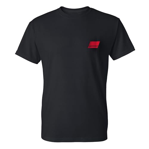 Abu Garcia Herren Standard Patch Logo Kurzarm T-Shirt, Schwarz, L von Abu Garcia