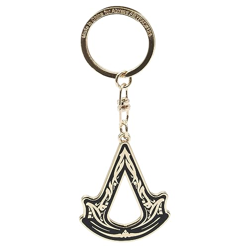 ABYSTYLE - ASSIN'S CREED Schlüsselanhänger Crest Mirage, goldfarben, 5,2 x 4,1 cm von ABYSTYLE