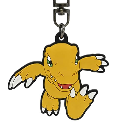 ABYSTYLE - DIGIMON Schlüsselanhänger PVC Agumon, gelb, Small von ABYSTYLE