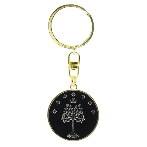 ABYSTYLE Der Herr der Ringe White Tree of Gondor Unisex Schlüsselanhänger multicolor Metall Fan-Merch, Filme von ABYSTYLE