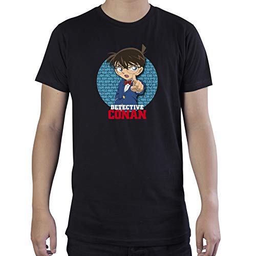 ABYSTYLE - Detective Conan - T-Shirt Conan Herren Schwarz (S) von ABYSTYLE