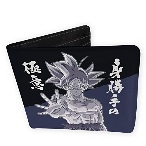 ABYSTYLE - Dragon Ball Super – Geldbörse – Goku Ultra Instinct – Vinyl, Schwarz, one Size, Klassisch von ABYSTYLE