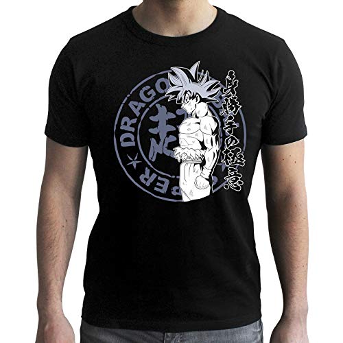ABYSTYLE - Dragon Ball Super - T-Shirt - Goku UI - Schwarz - Herren (M) von ABYSTYLE