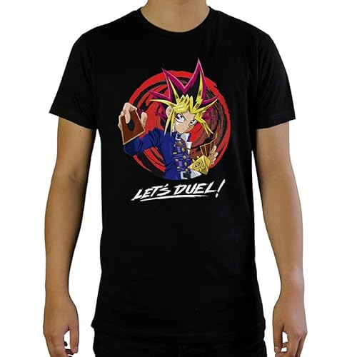 ABYSTYLE - YU-GI-Oh! Yugi Herren-T-Shirt, Schwarz, Schwarz , L von ABYSTYLE