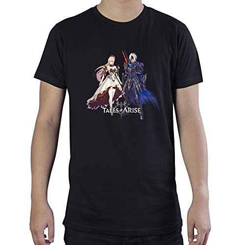 Abystyle – Tales of Arise T-Shirt Alphen & Shionne, Schwarz , XL von ABYSTYLE