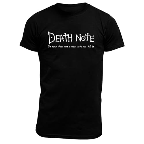 ABYstyle - Death Note T-Shirt Death Note, Schwarz, Schwarz , XXL von ABYSTYLE