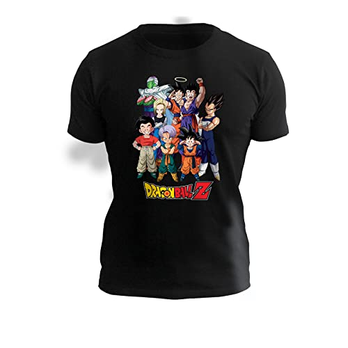 ABYstyle - Dragon Ball Z T-Shirt Groupe Goku, Schwarz , Medium von ABYSTYLE