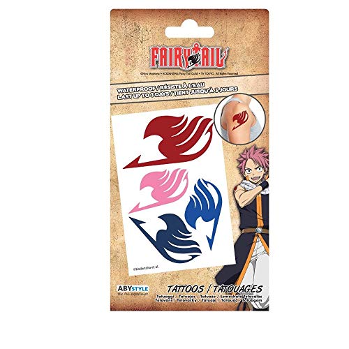ABYstyle - Fairy Tail - Tattoos - 15x10 cm von ABYSTYLE