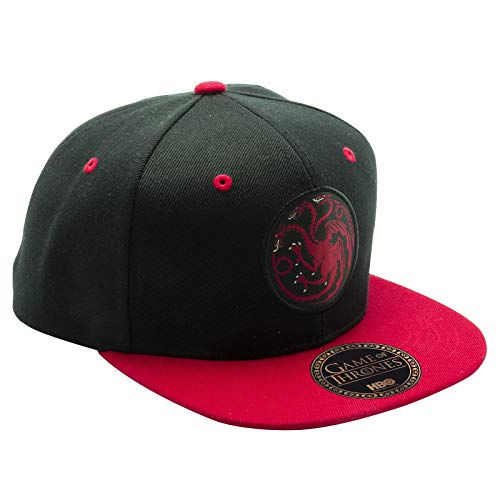 ABYSTYLE - Game of Thrones - Targaryen Schirmmütze - Schwarz und Rot - eine Größe von ABYSTYLE