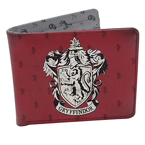 ABYSTYLE Harry Potter – Geldbörse – Gryffindor – Vinyl, Rot, Einheitsgröße, klassisch, Rot, Taille Unique, Klassisch von ABYSTYLE