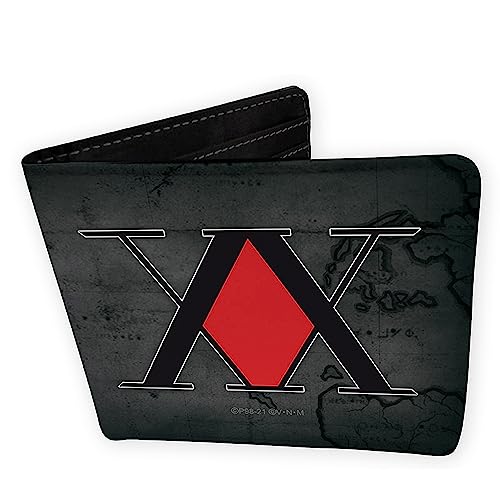 ABYSTYLE - Hunter X Hunter Geldbörse Emblem Vinyl, Schwarz, Schwarz, Schwarz, Klassisch von ABYSTYLE