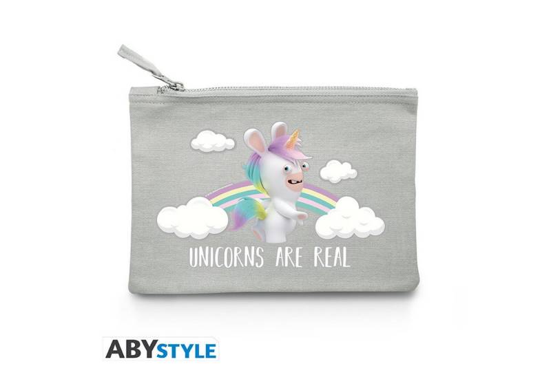 ABYstyle Kosmetiktasche LAPINS CRETINS - Cosmetic Case - Lapicorne - Grey von ABYstyle