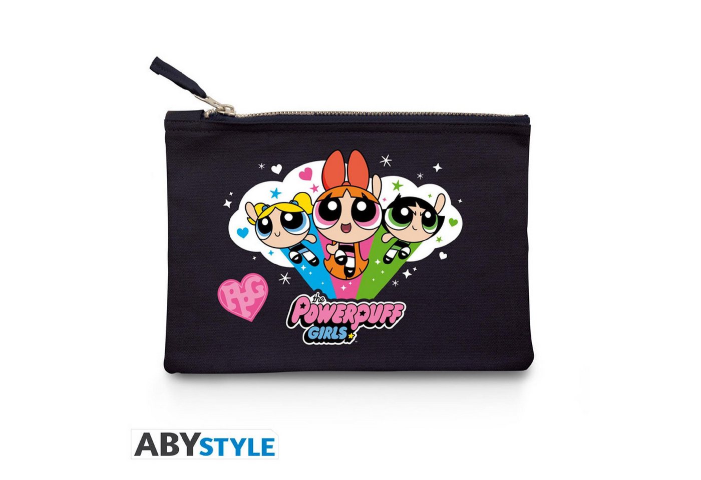 ABYstyle Kosmetiktasche POWERPUFF GIRLS - Cosmetic Case-Blossom, Bubbles and Buttercup-Blue von ABYstyle
