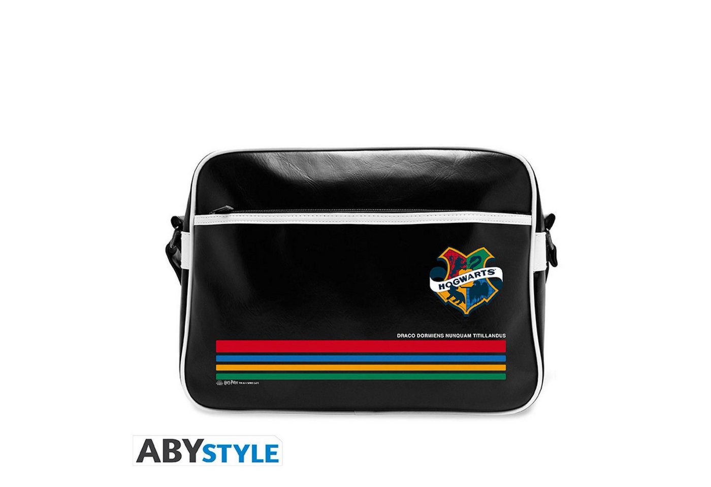 ABYstyle Messenger Bag HARRY POTTER - Black Messenger Bag Hogwarts - Vinyle von ABYstyle
