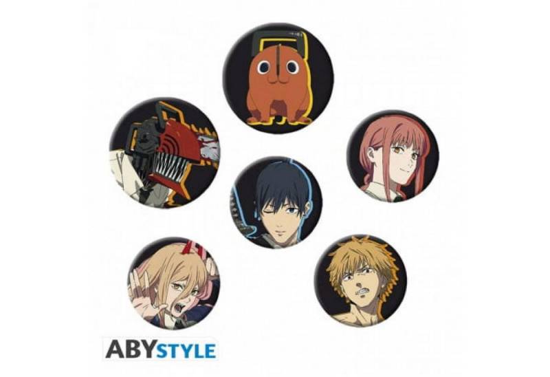 ABYstyle Pins CHAINSAW MAN - Badge Pack  Characters von ABYstyle