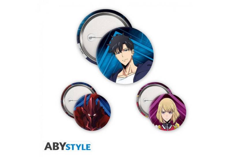 ABYstyle Pins SOLO LEVELING - Badge Pack - Igris, Jinwoo & Cha Hae In von ABYstyle