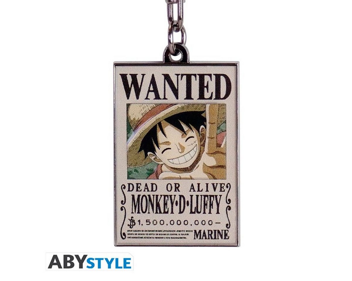 ABYstyle Schlüsselanhänger Keychain "Wanted Luffy" von ABYstyle