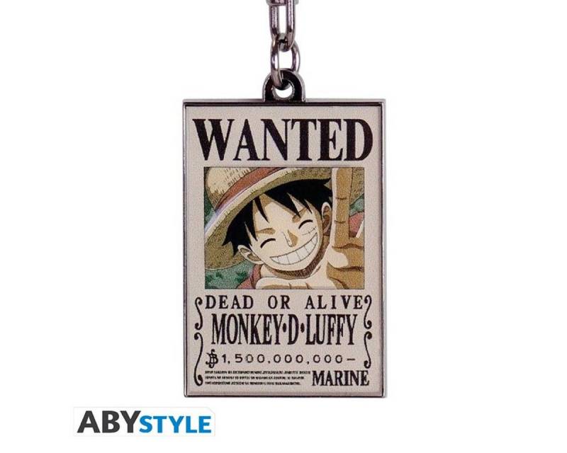 ABYstyle Schlüsselanhänger Keychain "Wanted Luffy" von ABYstyle