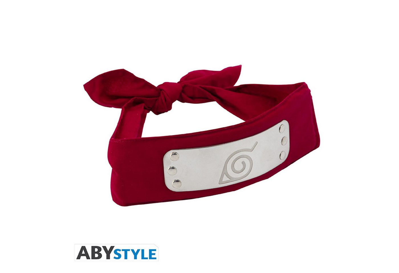ABYstyle Stirnband NARUTO SHIPPUDEN - Headband - Red Konoha - Kinder Größe von ABYstyle