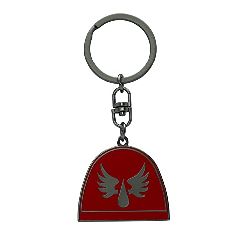 ABYstyle Warhammer 40.000 Blood Angels Unisex Schlüsselanhänger Multicolor Metall Fan-Merch, Gaming, Tabletop, Rot, Einheitsgröße von ABYSTYLE