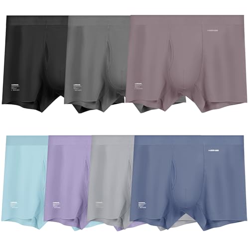 ABananaCover Premium Herren-Boxershorts Naked Feeling Air Micro Modal mit funktionellem Hosenschlitz – besser als Baumwolle – 3 x weicher als Baumwolle – 7,6 cm eng anliegende Athleisure-Unterhosen – von ABananaCover