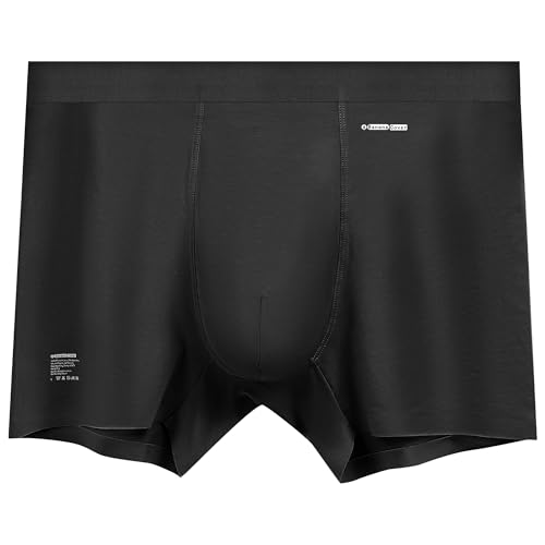 ABananaCover Premium Herren Naked Feeling Air Micro Modal Boxershorts 7,6 cm – 3X weicher als Baumwolle – eng anliegende Athleisure-Trunks, 1 Pack/Wolfram Black, Large von ABananaCover