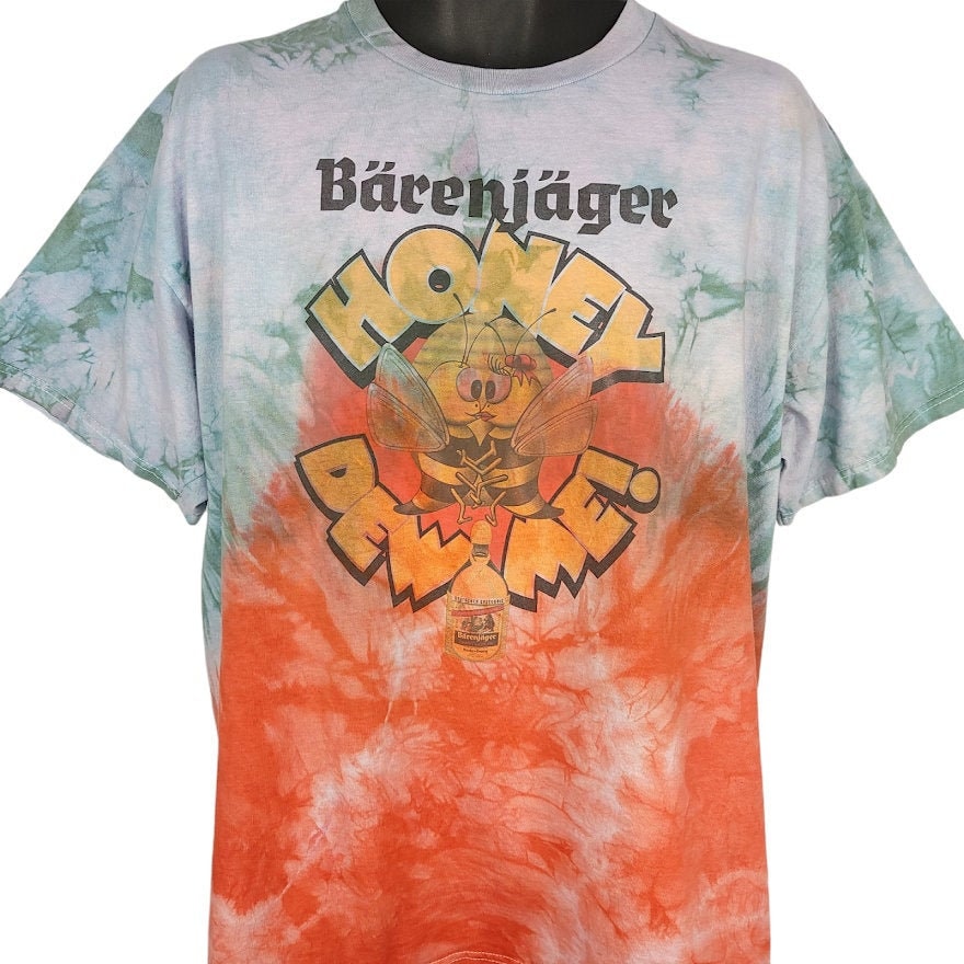 Barenjager Honig Likör T Shirt Vintage 90Er Jahre Dew Mich Alkohol Tie Dye Herren Größe Xl von ABoutiqueForHim