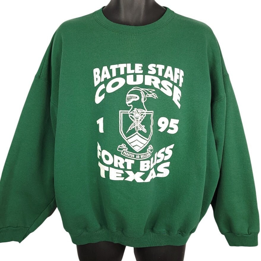 Battle Staff Fort Bliss Texas Sweatshirt Vintage 90Er Jahre United States Army Military Made in Usa Herren Größe 2xl von ABoutiqueForHim