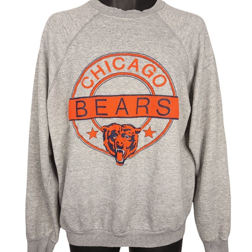 Chicago Bears Sweatshirt Vintage 80Er Jahre Nfl Football Pro Sports Grau Herren Größe Xl von ABoutiqueForHim