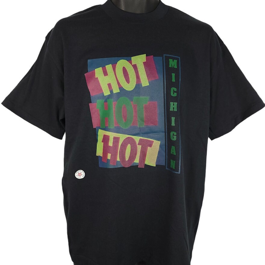 Michigan Reise T Shirt Vintage 80Er Jahre Hot Made in Usa Herren Größe Groß Neu von ABoutiqueForHim