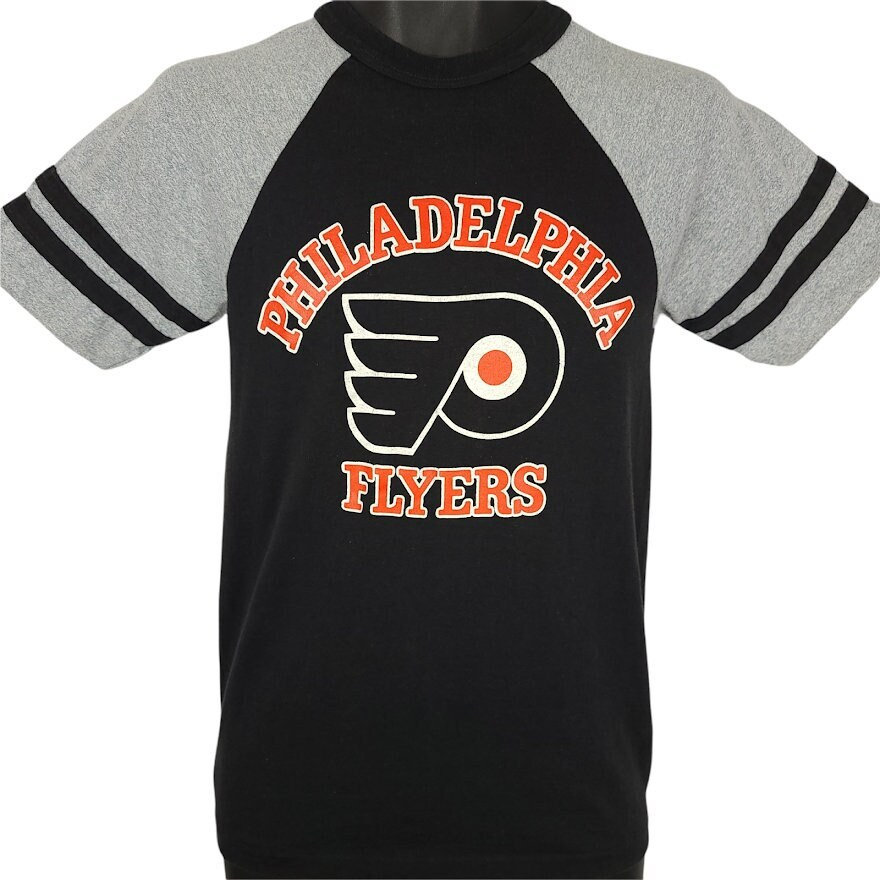 Philadelphia Flyers T Shirt Vintage 80Er Jersey Nhl Hockey 50/50 Made in Usa Herren Größe Klein von ABoutiqueForHim