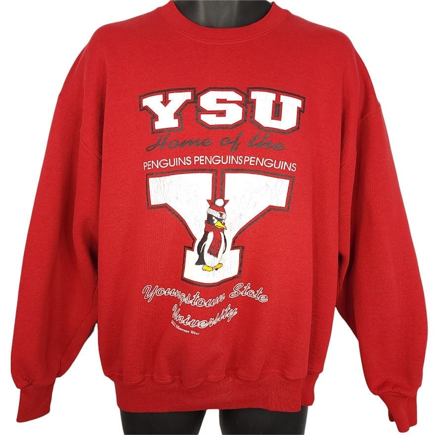 Youngstown State Pinguine Sweatshirt Vintage 90Er Ysu University Made in Usa Herren Größe Xl von ABoutiqueForHim