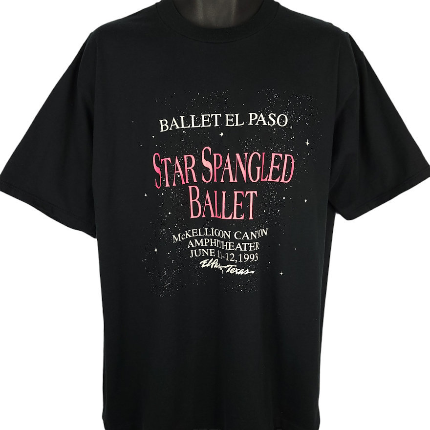 stern Spangled Ballett T Shirt Vintage 90Er Jahre El Paso Tanz Texas Made in Usa Herren Größe Xl von ABoutiqueForHim