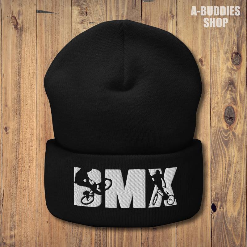Besticktes Bmx Cuffed Beanie - Classic von ABuddies